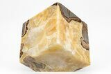 Wide, Polished Septarian Cube - Utah #207788-1